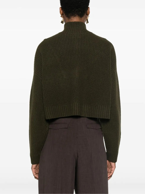 STAUD CROPPED HAMPTON SWEATER